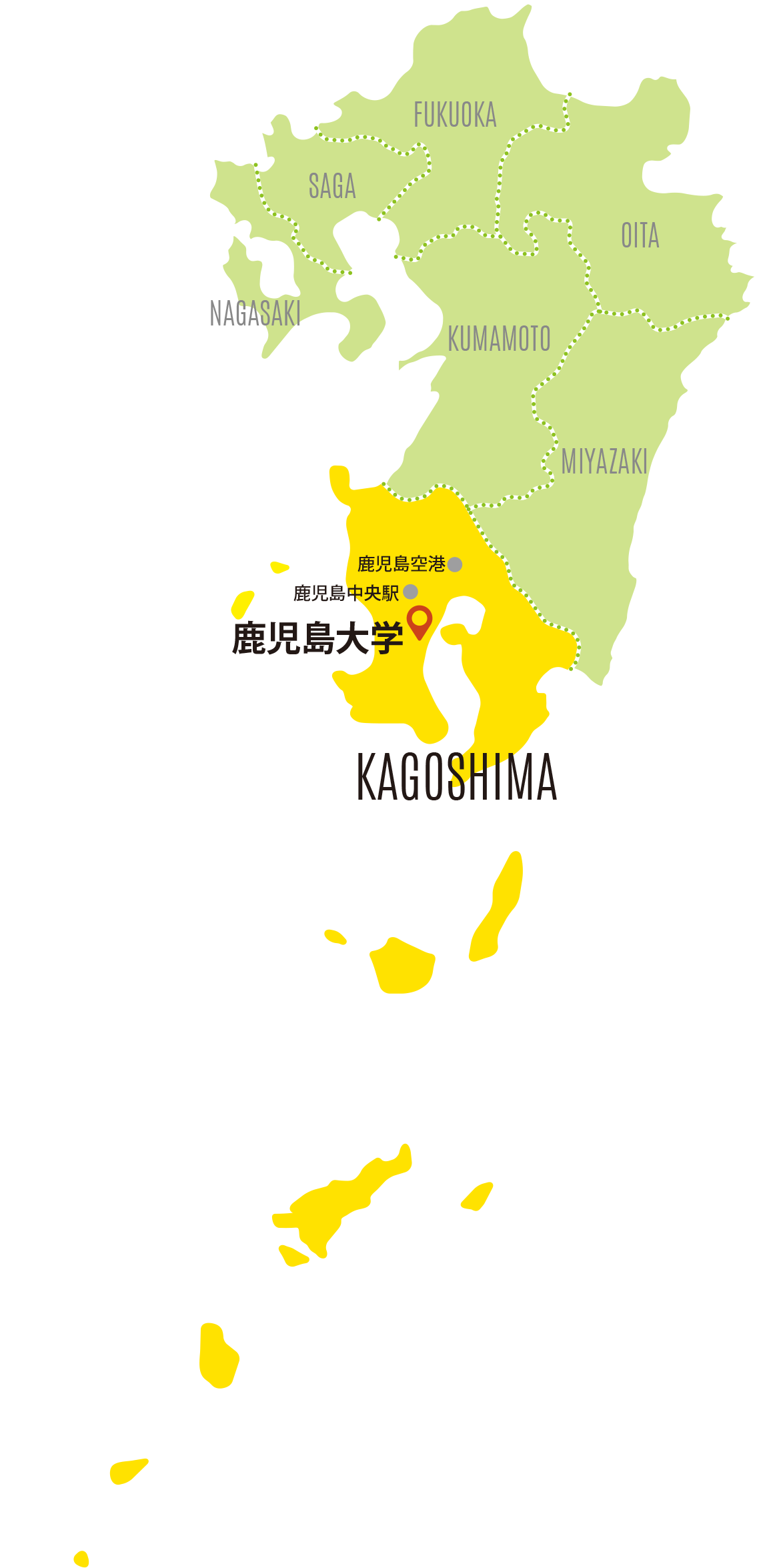 鹿児島県地図