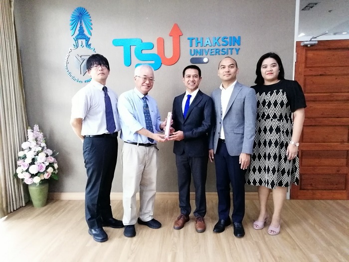 The Faculty of Agriculture concluded an interdepartmental international academic exchange agreement with the Faculty of Technology and Community Development (FTCD) of Thaksin University (Thailand).